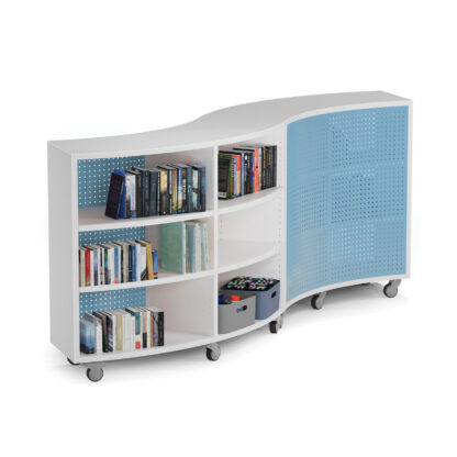 Curved Mobile Bookcases